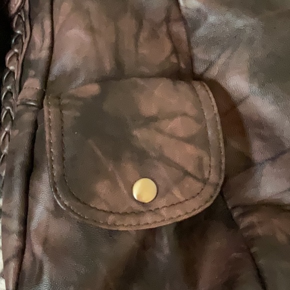 Angel Barcelo Roomy Large Coffee Brown Fashion Hobo Shoulder Handbag NWOT - Picture 9 of 14